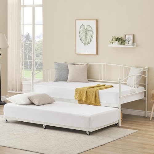 IDEALHOUSE IDEALHOUSE Twin Daybed with Trundle, Metal Twin Size Daybed — Side-by-side comparison of top picks in this category