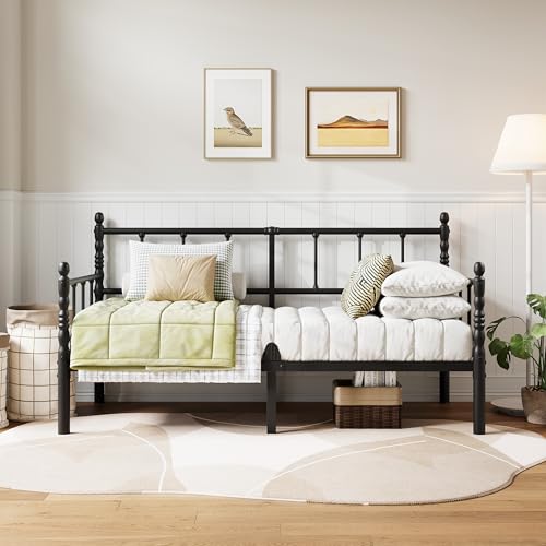COMASACH COMASACH 14 Inch Classic Twin Daybed, Metal Sofa Bed with Sto — Our recommended pick for most buyers