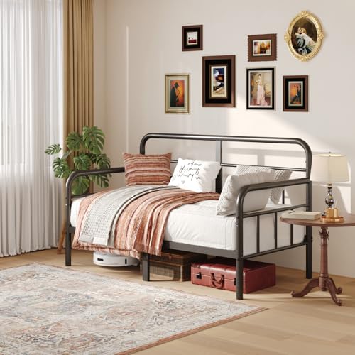 Yumenonaka Yumenonaka Twin Daybed,Metal Sofa Day Bed Frame,Steel Slats — How the options on this page compare