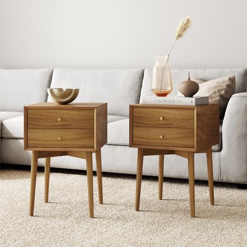 Nathan James Nathan James Harper Modern Nightstand Side Accent or End — Design and materials in detail