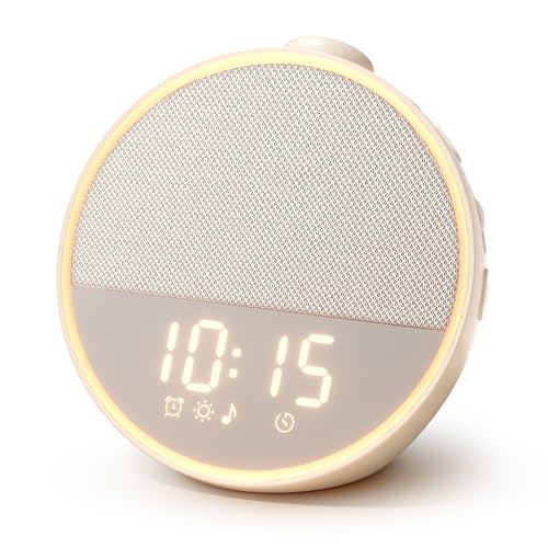 Narelu Sound Machine - Alarm Clock White Noise Sound Machine for Sleep — Build quality and design details up close