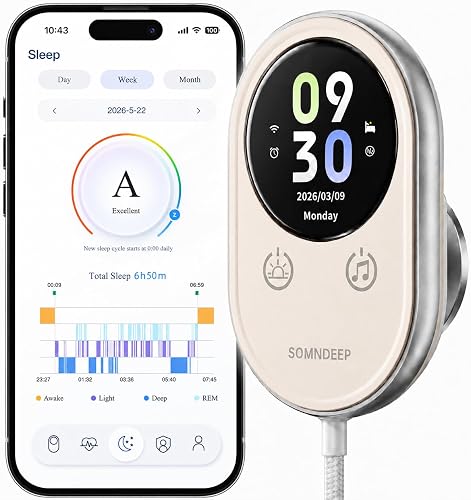 SOMNDEEP Contactless Smart Sleep Tracker, Non-Wearable 60GHz Radar Sle — Build quality and design details up close