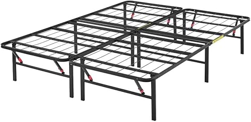 Amazon Basics Bed Frame with Ample Underbed Storage, Foldable Metal Pl — Side-by-side comparison of top picks in this category