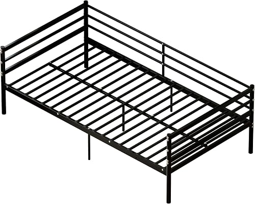 Beddix Metal Daybed Frame - 11.8 Inch High Safety Guardrail, Surround — Real-world performance testing in action