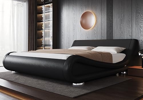 Allewie Queen Size Bed Frame with Ergonomic & Adjustable Headboard, Lo — Side-by-side comparison of top picks in this category