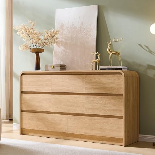 Aitjunz Modern 8 Drawers Dresser for Bedroom, 55