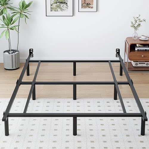 Mashomdec Queen Metal Bed Frame, 7 Inch Low Heavy Duty Platform Bed Fr — Real-world performance testing in action
