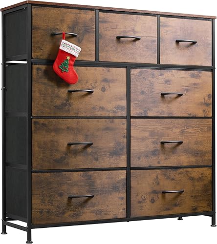 WLIVE 9-Drawer Dresser, Fabric Storage Tower for Bedroom, Hallway, Ent — Key specifications at a glance